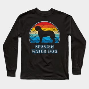 Spanish Water Dog Vintage Design Long Sleeve T-Shirt